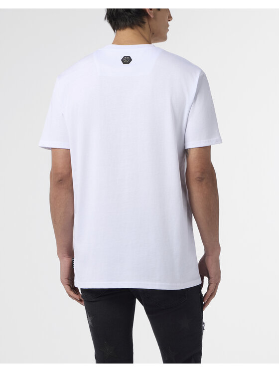 PHILIPP PLEIN PHILIPP PLEIN T-Shirt 29877 Biały Regular Fit