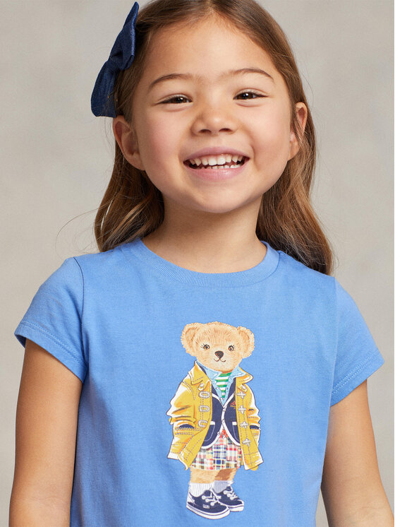 Polo Ralph Lauren Polo Ralph Lauren Лятна рокля 311901146001 Син Regular Fit