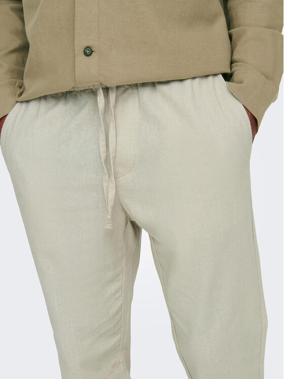 Only & Sons Only & Sons Spodnie materiałowe 22024966 Szary Tapered Fit