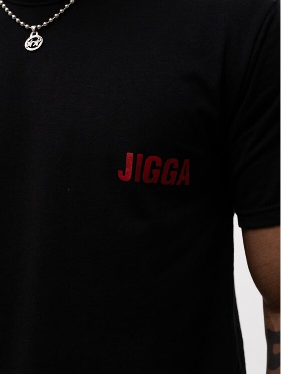 Jigga Wear Jigga Wear Piżama Piżama Męska Bawełniana Czarna Jigga Wear Korona na gumce wygodna XL Czarny Regular Fit