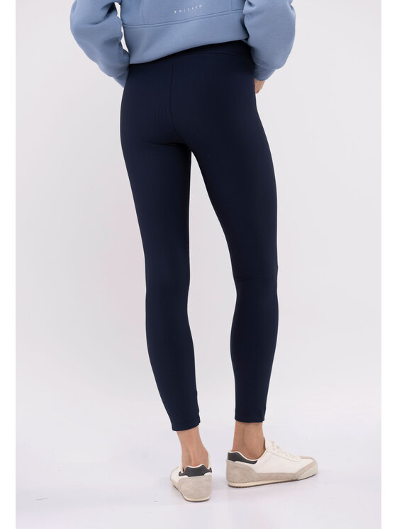 Volcano Volcano Legginsy N-LISBONA Granatowy Regular Fit