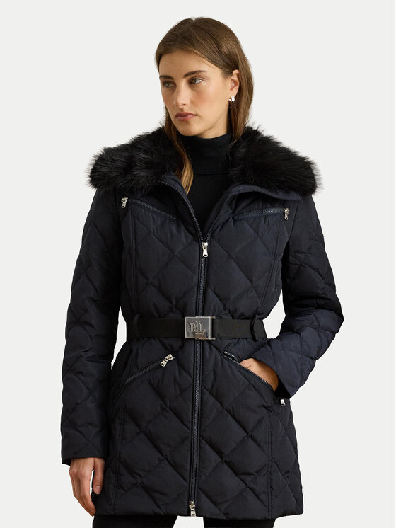 LAUREN RALPH LAUREN LAUREN RALPH LAUREN Geacă din puf 297P04108001 Bleumarin Slim Fit