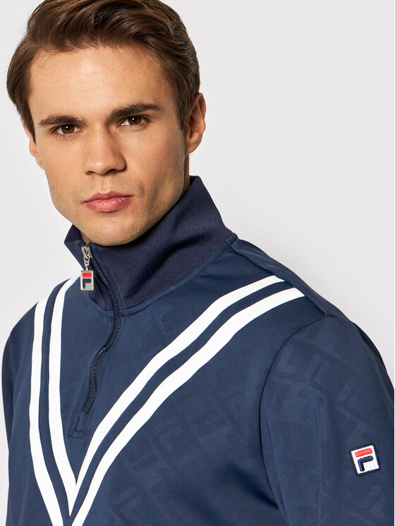 Felpa Teslin 689173 Blu scuro Regular Fit