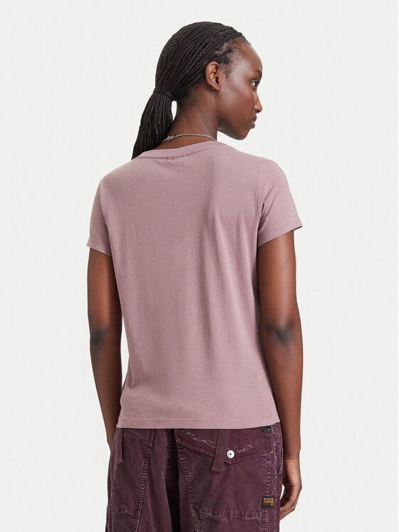 G-STAR G-STAR T-Shirt D30184-4107 Różowy Regular Fit