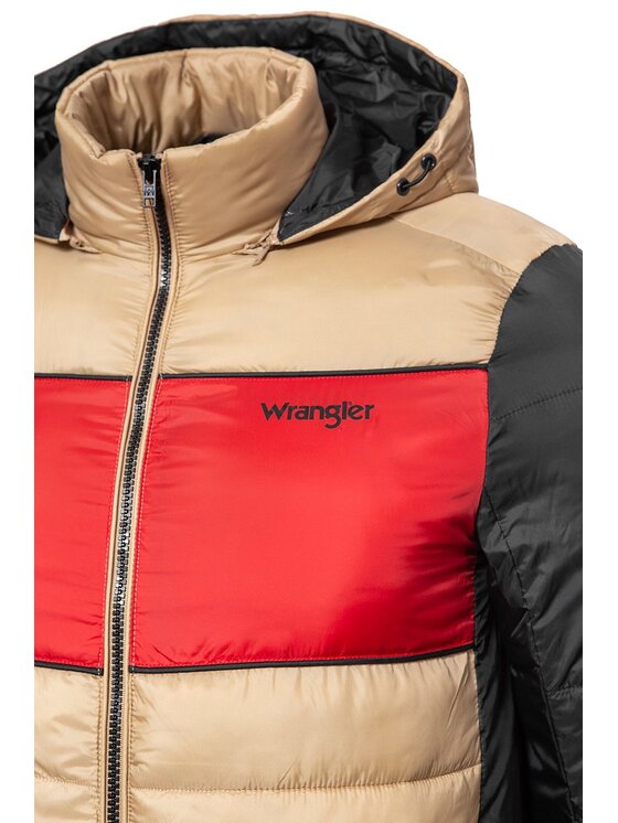 Wrangler Wrangler Giubbotto invernale 3COL PUFFER JACKET Nero Regular Fit