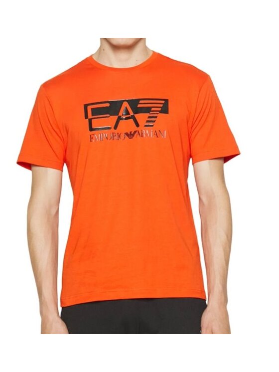 EA7 Emporio Armani EA7 Emporio Armani Bluzka regular Pomarańczowy Regular Fit