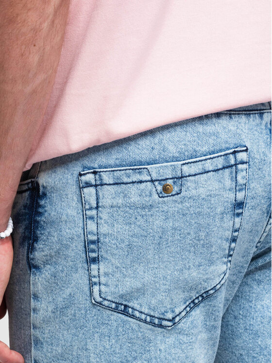 Ombre Ombre Jeansy P1527 Niebieski Authentic Slim Fit