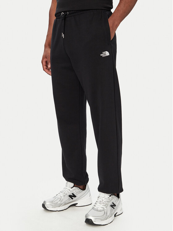 The North Face Pantaloni trening TNF™ Essential Terry Simple Dome NF0A8FDF Negru Regular Fit