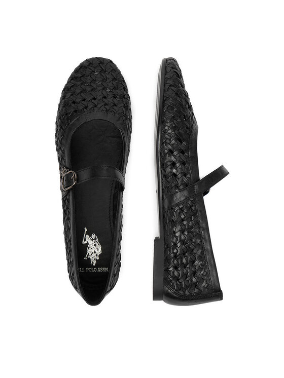 U.S. Polo Assn. U.S. Polo Assn. Baleriny EO-LARISA001W/6L1 Czarny