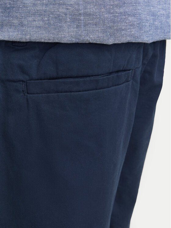 Jack & Jones Junior Jack & Jones Junior Bavlnené šortky Jaiden 12275013 Tmavomodrá Loose Fit
