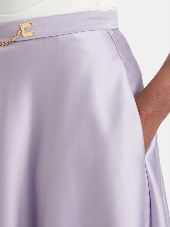 Elisabetta Franchi Elisabetta Franchi Midi sukňa GO-156-61E2-V320 Fialová Regular Fit
