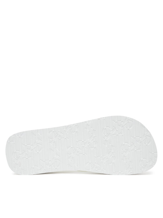 Calvin Klein Jeans Calvin Klein Jeans Flip flop Beach Sandal Flatform Tpu YW0YW01830 Alb