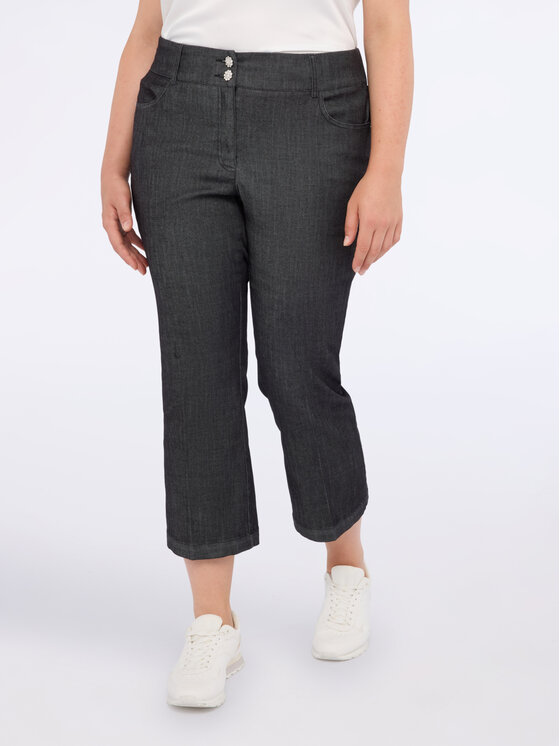 Fiorella Rubino Fiorella Rubino Jeansy P416T005009N033 Czarny Flare Fit