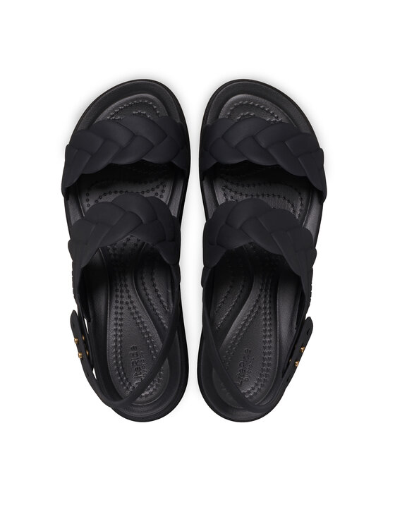 Crocs Crocs Sandále Brooklyn Woven Upper LW 209977 Čierna