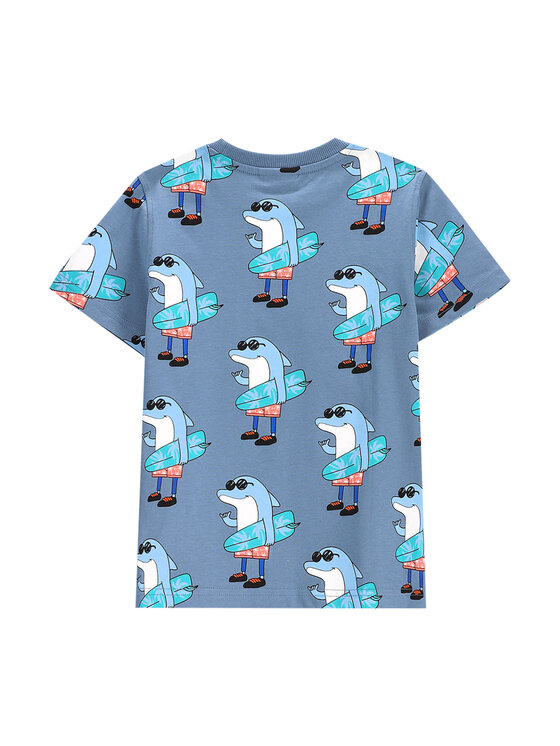 Coccodrillo Coccodrillo Tricou WC5143203HBK Albastru Regular Fit