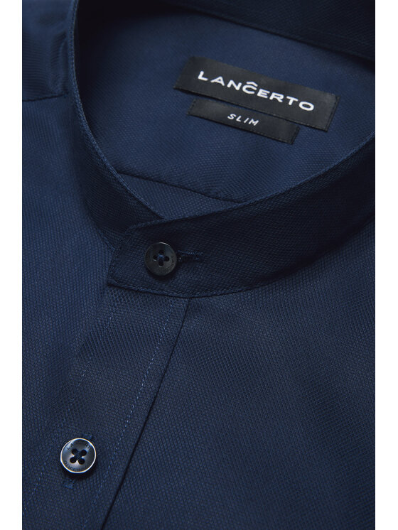 Lancerto Lancerto Koszula Nerea KO073224000005 Granatowy Slim Fit