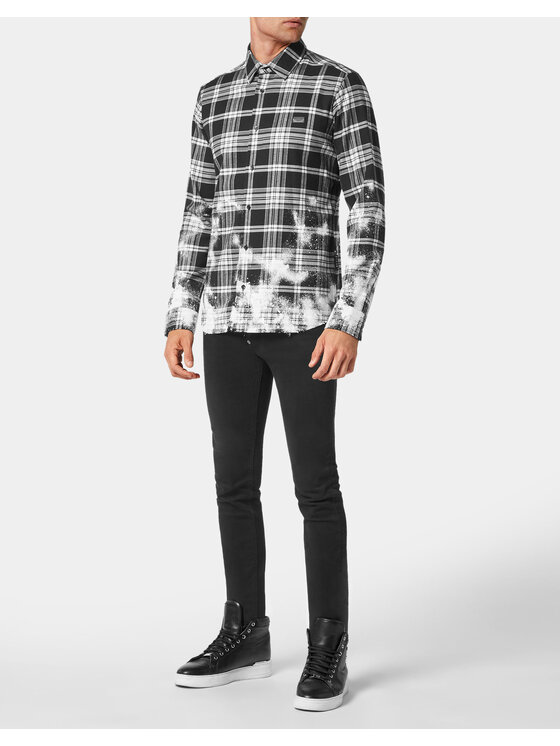 PHILIPP PLEIN PHILIPP PLEIN Camicia 2793 Nero Fitted Fit
