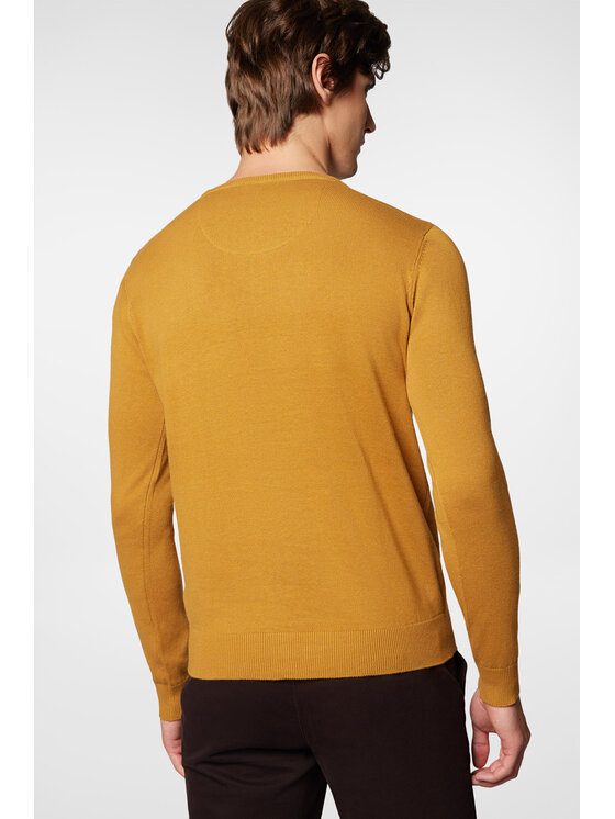 Próchnik Próchnik Sweter PM8 SW073224000016 Żółty Regular Fit