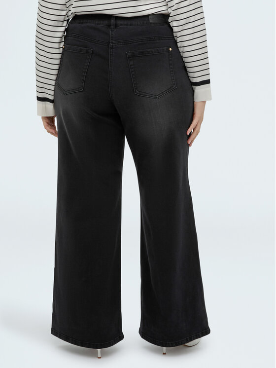 Fiorella Rubino Fiorella Rubino Jeansy P480T005227N033 Czarny Regular Fit