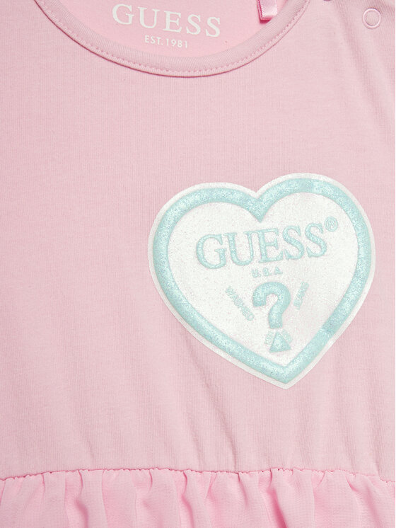 Guess Guess Body dziecięce S4GG09 K6YW0 Różowy Regular Fit