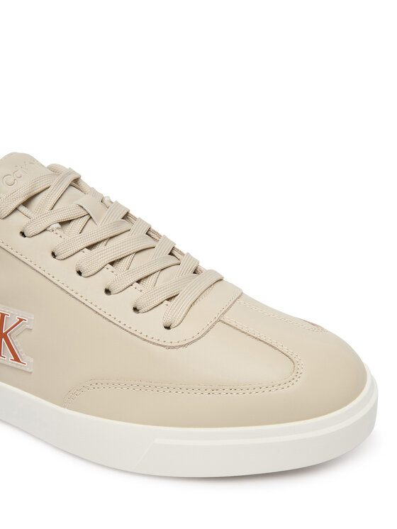 Calvin Klein Calvin Klein Sneakersy Low Prof Cupsole Emb Lth HM0HM02124 Béžová