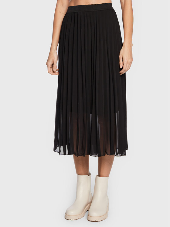 Jupe plissée noire naf naf shop