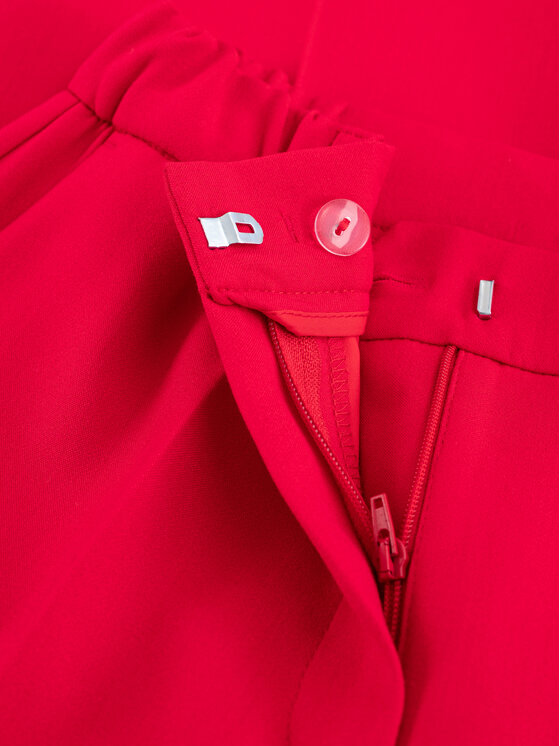 KMX KMX Spodnie materiałowe 808610008 Czerwony Tapered Fit