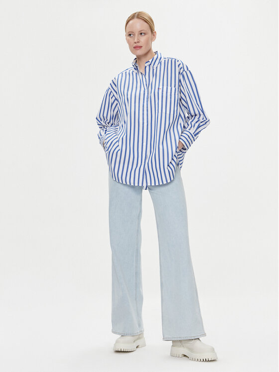 Tommy Hilfiger Tommy Hilfiger Πουκάμισο Icon WW0WW38952 Μπλε Relaxed Fit