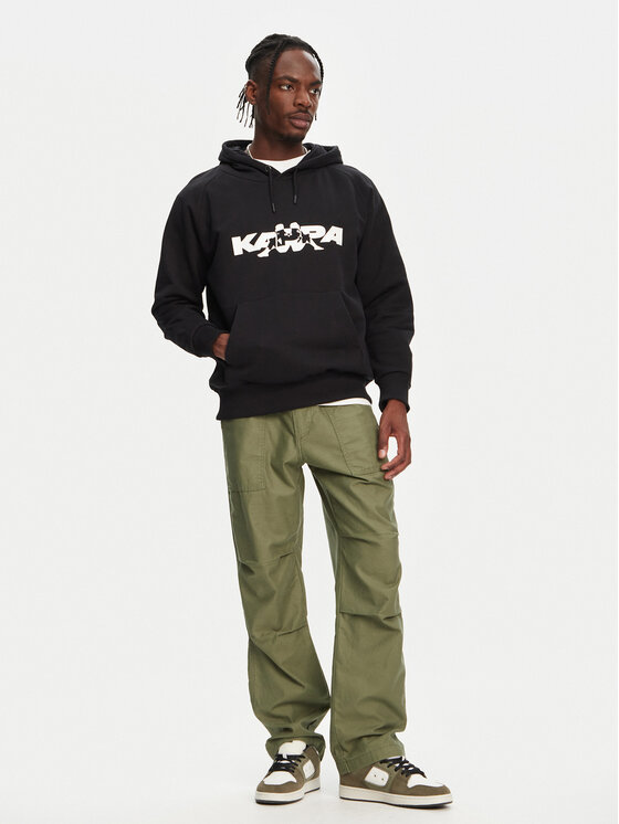 Kappa Kappa Bluza Nhayma 341V57W Czarny Regular Fit