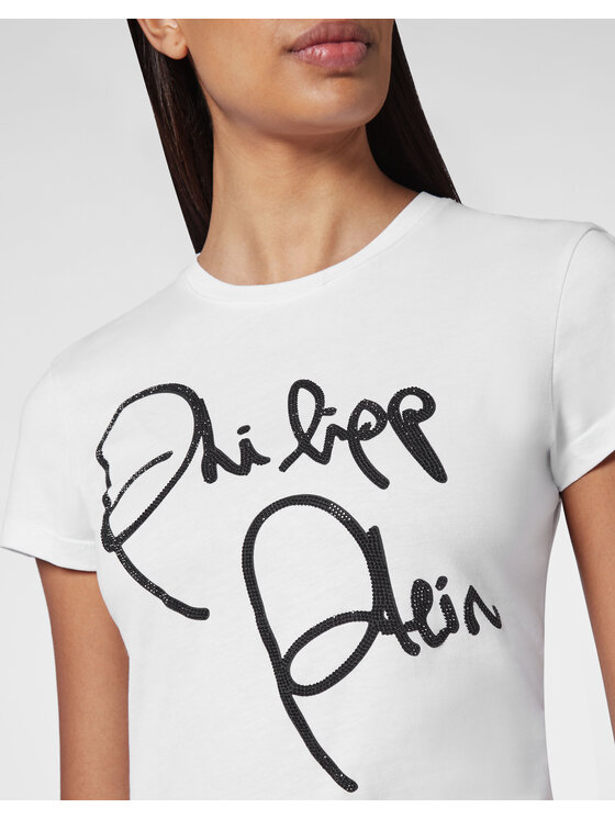 PHILIPP PLEIN PHILIPP PLEIN T-Shirt 4867 Biały