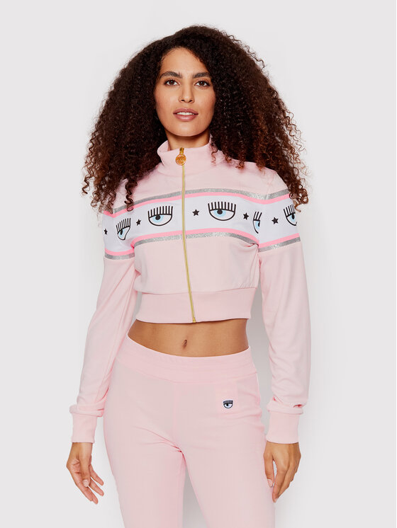 Chiara Ferragni Chiara Ferragni Dres 72CBRT01 Różowy Regular Fit