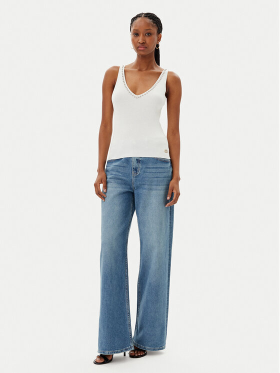 MET MET Top M10 288MG Biały Regular Fit