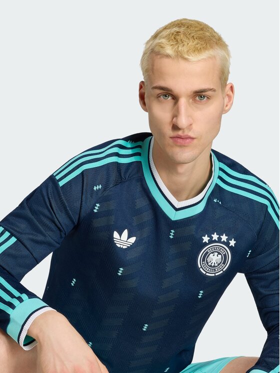 adidas adidas Koszulka techniczna 161689 Niebieski jasny Slim Fit