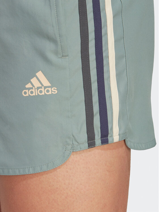 adidas adidas Szorty kąpielowe Very Short Length Retro Split Swim Shorts HT4349 Zielony Regular Fit