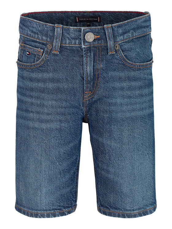 Tommy Hilfiger Tommy Hilfiger Pantaloni scurți de blugi Scanton KB0KB08133 Albastru Regular Fit