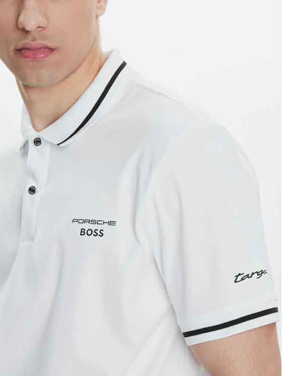 BOSS BOSS Polo majica C-Parris 197 50543257 Bela Regular Fit