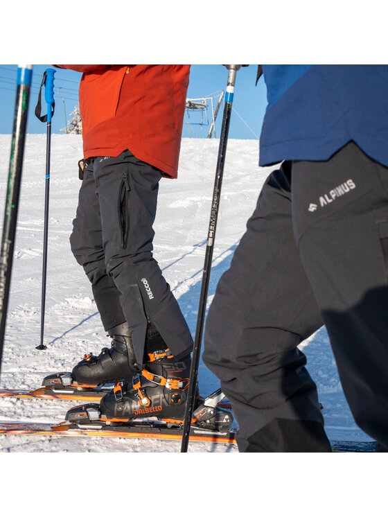 Alpinus Alpinus Spodnie narciarskie Turgen Czarny Regular Fit