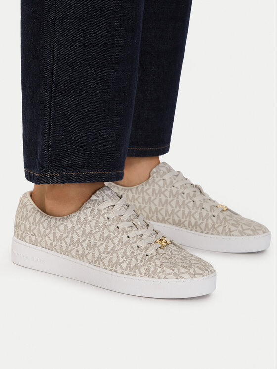 MICHAEL Michael Kors MICHAEL Michael Kors Sneakersy Keaton Lace Up 43R4KTFS1B Écru