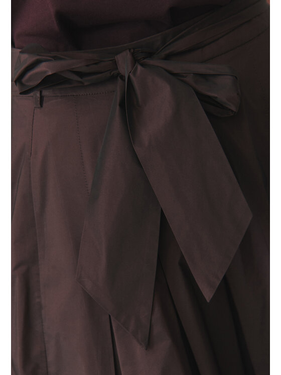 TATUUM Tatuum Spódnica midi TAFTANI Czerwony Flare Fit