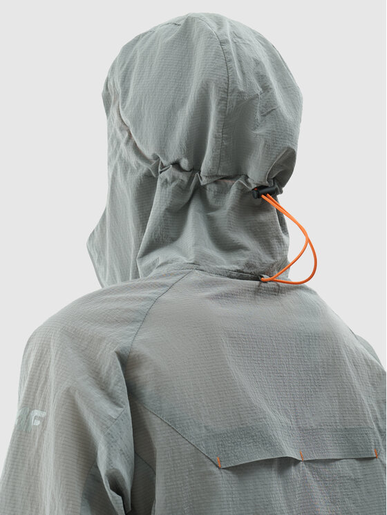4F 4F Kurtka do biegania TTJAF701-27-S-L25 Szary Active Fit