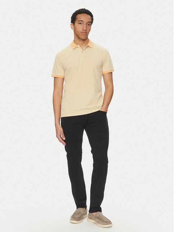 Blend Blend Polo 20718252 Pomarańczowy Regular Fit