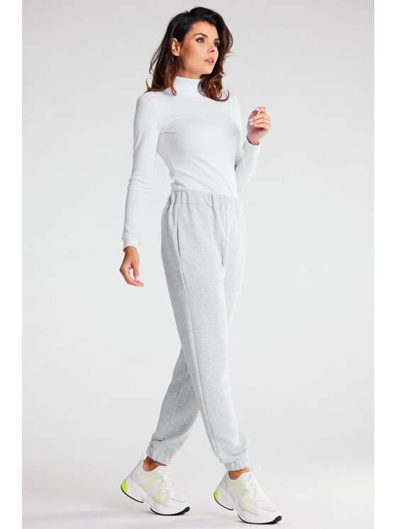Infinite You Infinite You Spodnie damskie M275 Szary Basic Fit