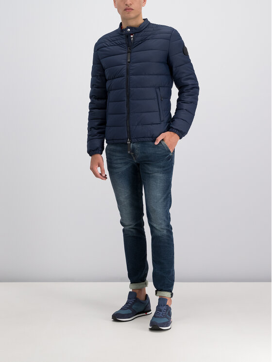 Guess Guess Übergangsjacke M93L32 WBSB0 Dunkelblau Regular Fit