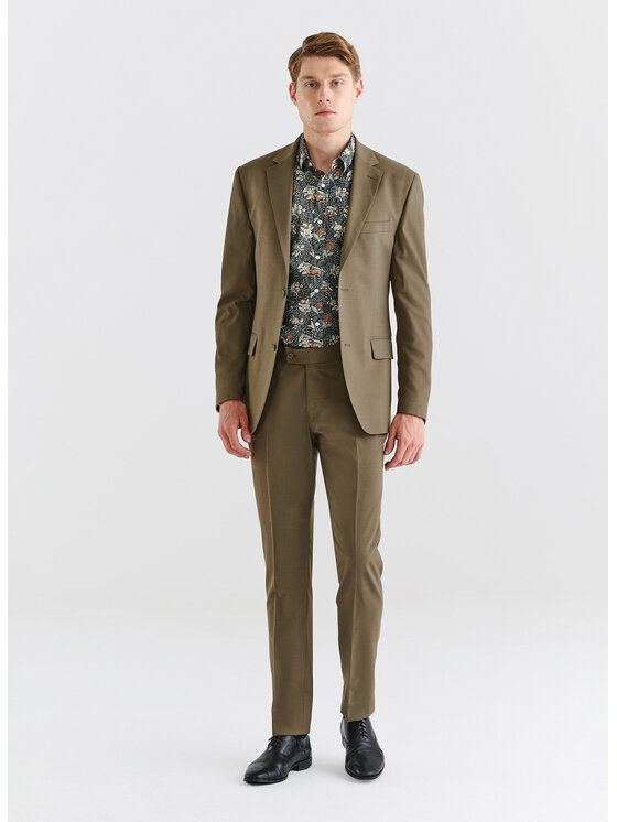 Pako Lorente Pako Lorente Marynarka P23SF-3G-008 Zielony Super Slim Fit