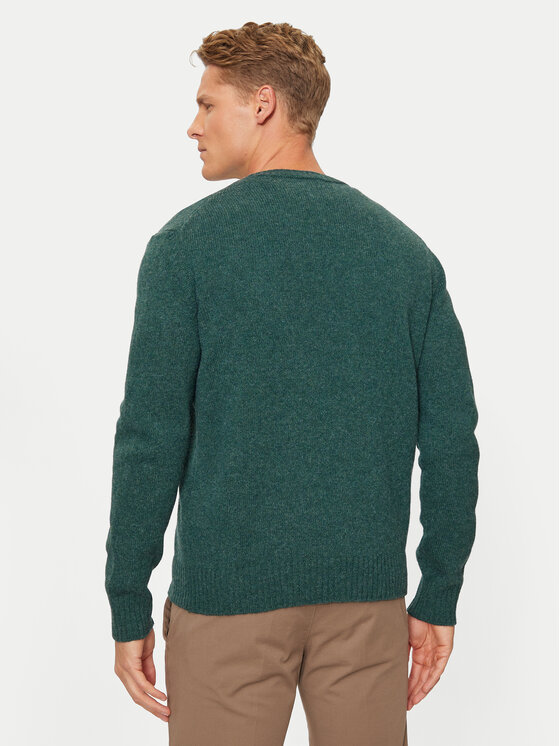 United Colors Of Benetton United Colors Of Benetton Sweter 103MK1N24 Zielony Regular Fit