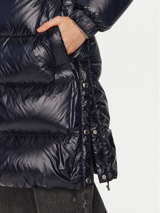 Woolrich Woolrich Pernata jakna Aliquippa Long CFWWOU0926FRUT3085 Tamnoplava Regular Fit