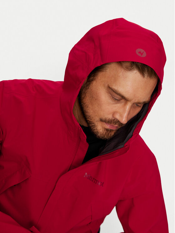 Marmot Marmot Kurtka przeciwdeszczowa PreCip Pro M15884 Czerwony Regular Fit