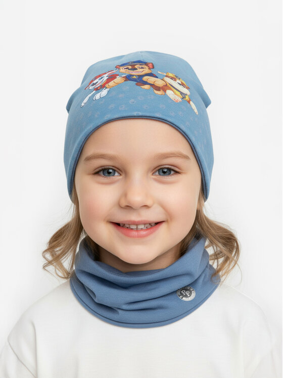 Paw Patrol Paw Patrol Súprava čiapka a tunelový šál CEO-ACCCS-AW25-317PAW Modrá