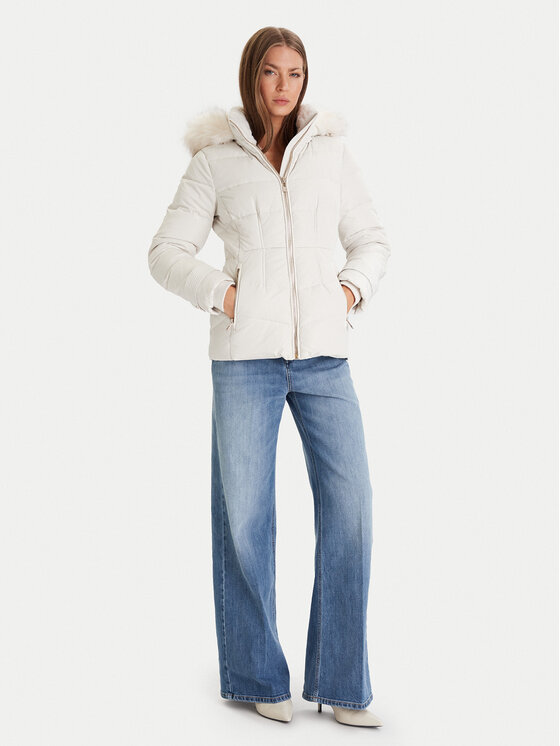 Morgan Morgan Пухено яке 252-GITELA Бежов Regular Fit