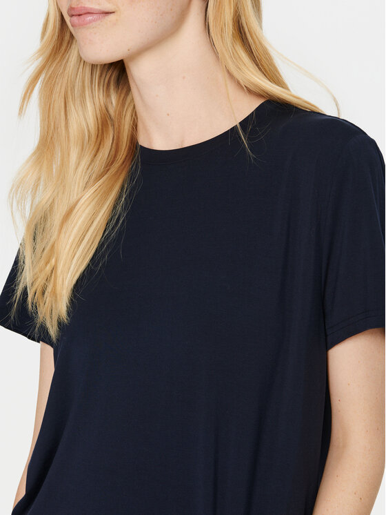 Saint Tropez Saint Tropez T-shirt 30511755 Blu scuro Regular Fit